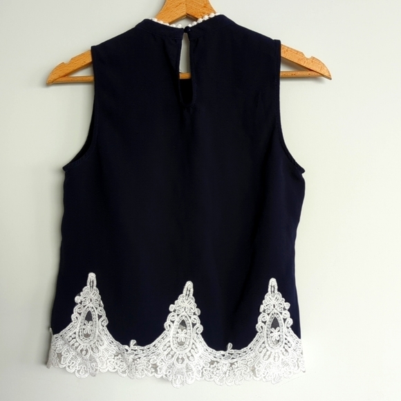 Monteau Los  Angeles Lace Top S - Picture 4 of 5